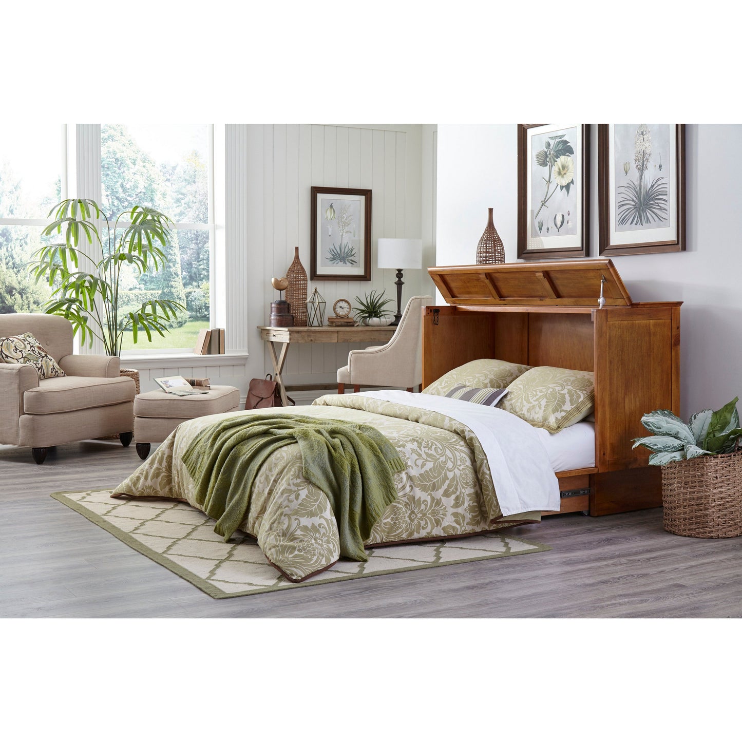 Arason Kingston Creden-ZzZ Queen Cabinet Bed 573-15