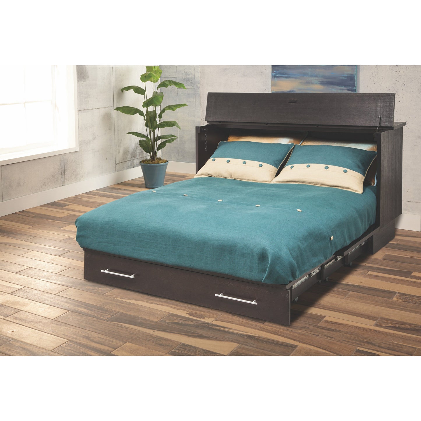 arason The Creden-ZzZ Coffee/ Espresso Full Cabinet Bed 502-20