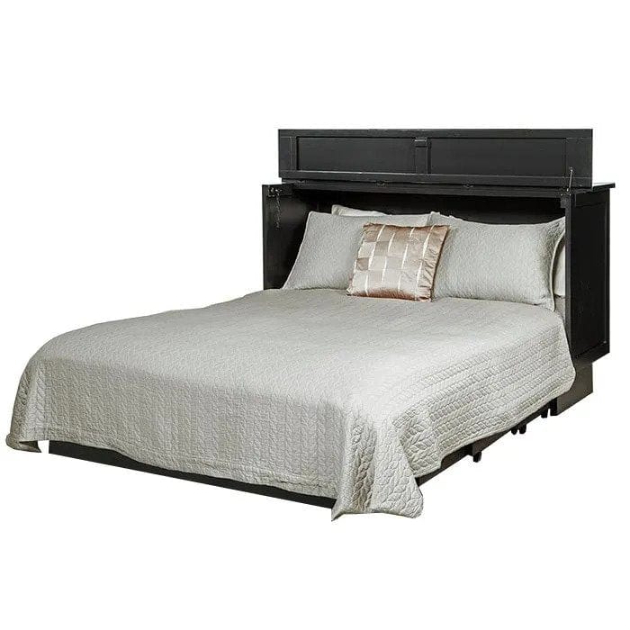 Arason The Creden-ZzZ Essex Black Queen Cabinet Bed 513-20