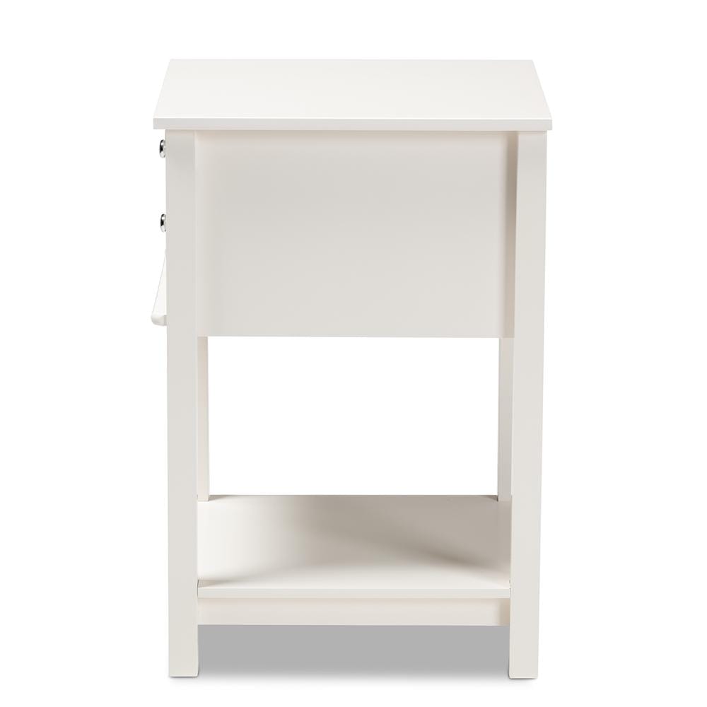 Baxton Studios Night Stand Baxton Studio Willow modern Transitional 2-Drawer Wood Nightstand