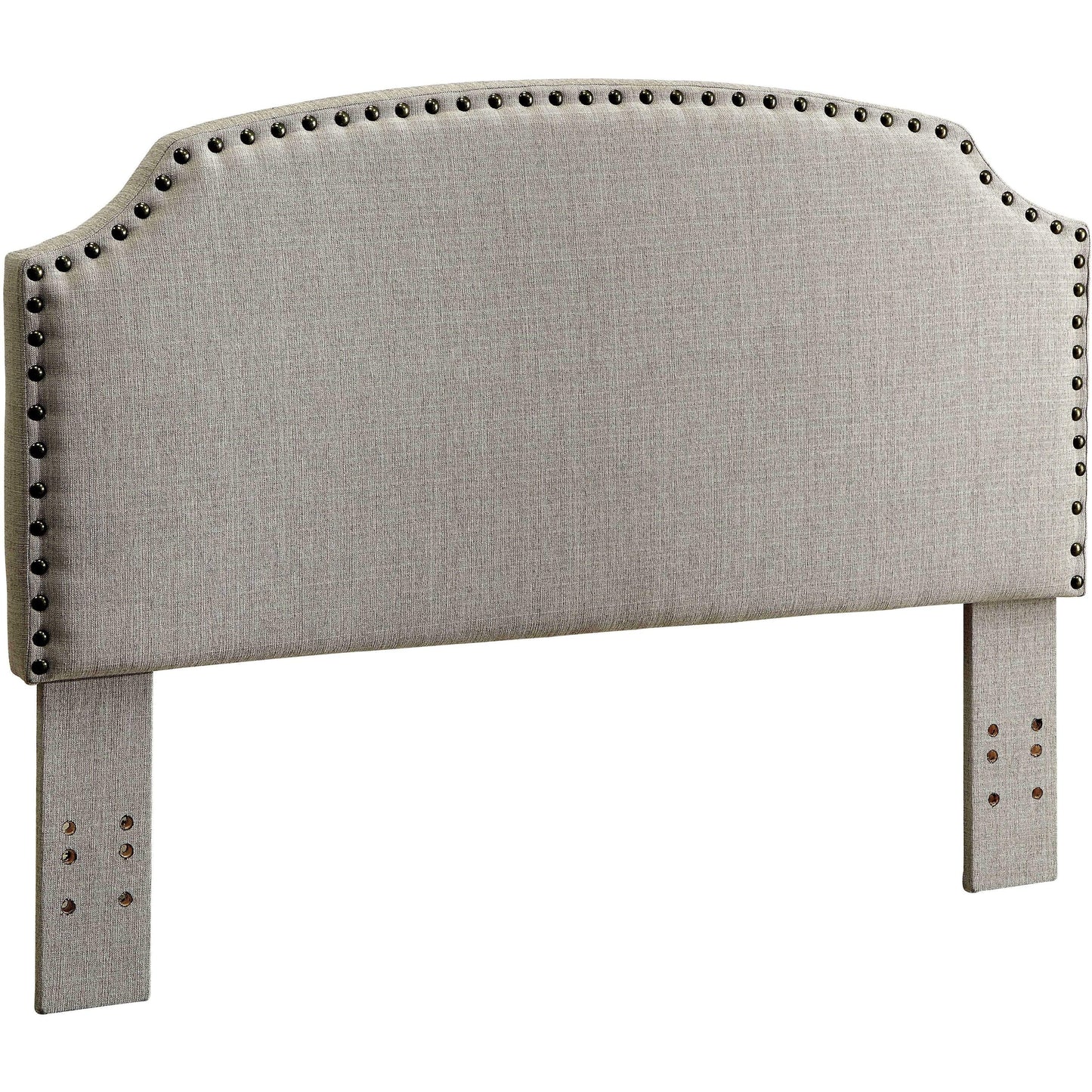 Furniture of America Headboards Beige / Full/Queen Afy Contemporary Camelback Full/Queen Headboard