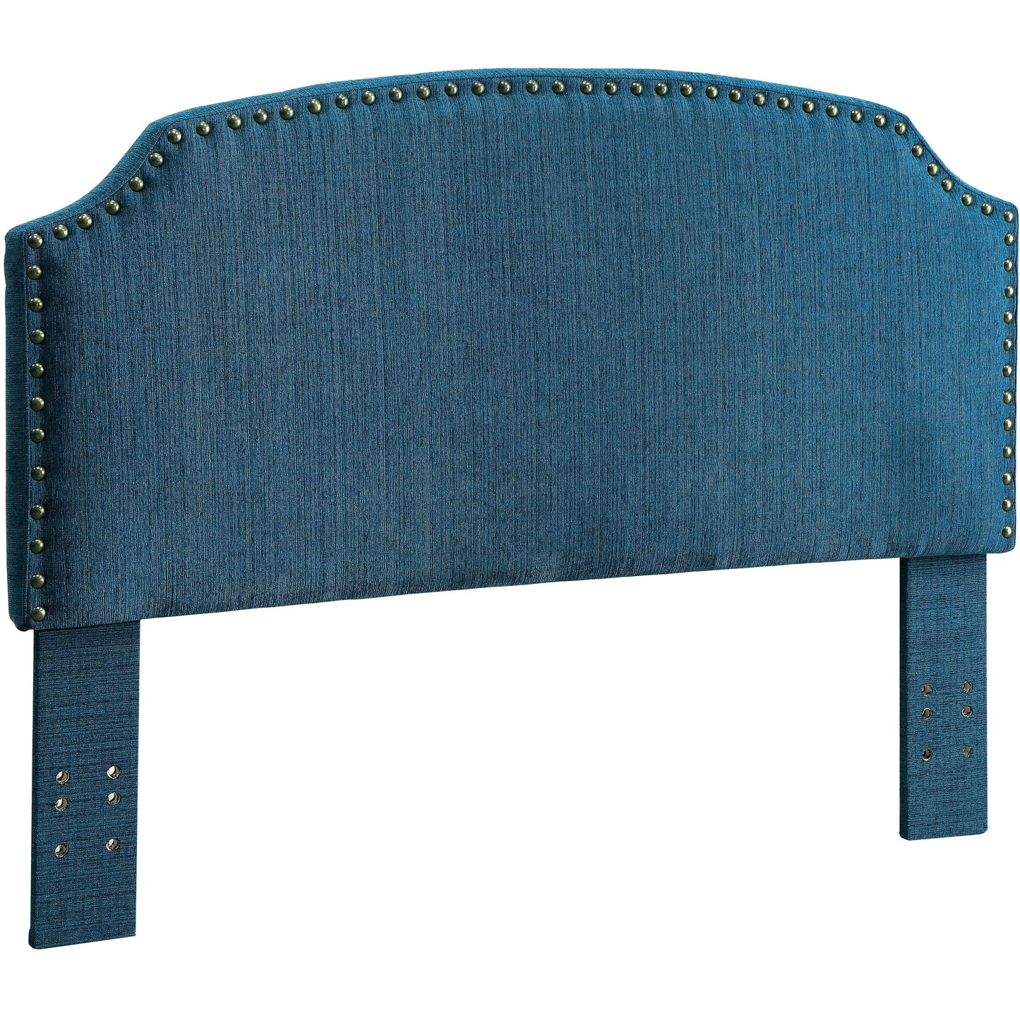 Furniture of America Afy Contemporary Camelback Full/Queen Headboard- DISCONTINUED Dark Teal / Full/Queen IDF-7880TL-HB-FQ