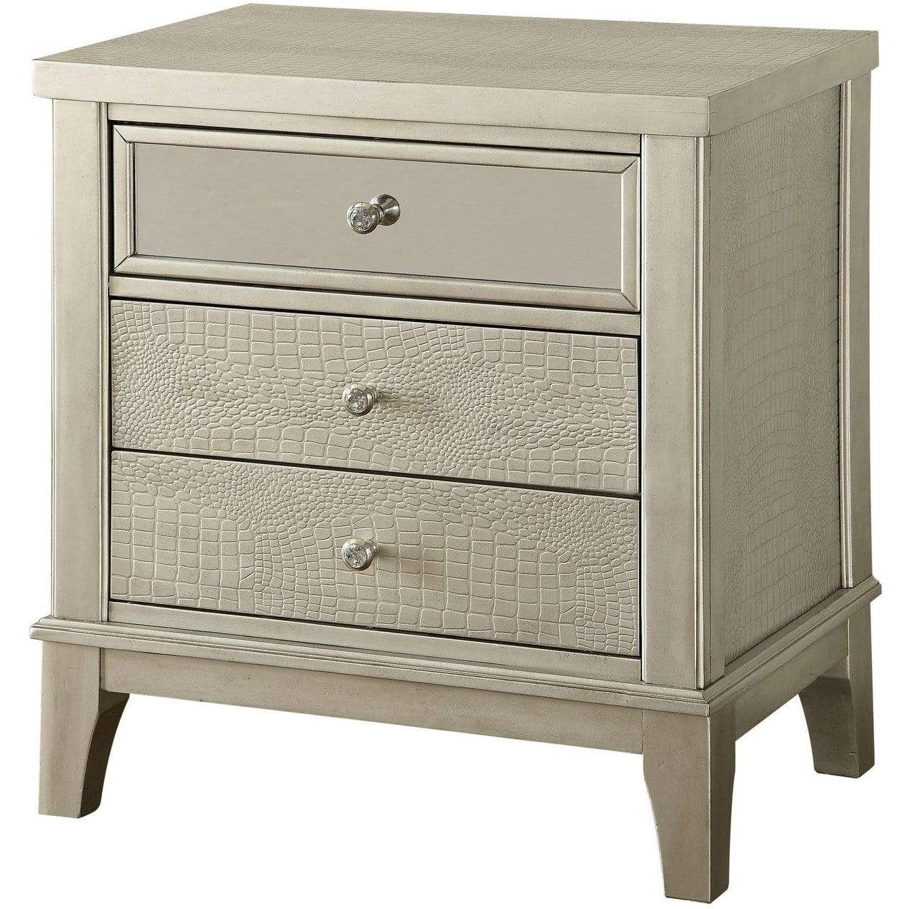 Furniture of America Nightstand Bessie 3 Drawer Nightstand Bessie 3 Drawer Nightstand