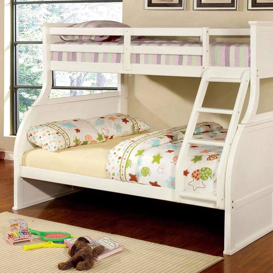 Furniture of America bunk bed Dahlia Cottage Twin/ Full Bunk Bed Dahlia Cottage Twin / Full Bunk Bed