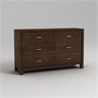 Furniture of America Dresser Farlin Contemporary 6-Drawer Dresser