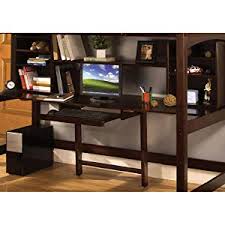 Furniture of America Loft Beds Laurel Cottage Workstation Twin Bunk Bed