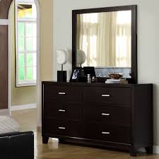 Furniture of America Dresser Logan II Contemporary Dresser and Mirror