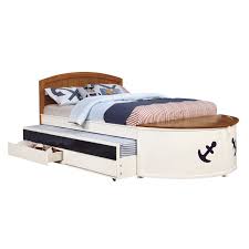 Furniture of America bed Salem Novelty Boat Themed Captain Twin Bed Salem Novelty Boat Themed Captain Twin Bed