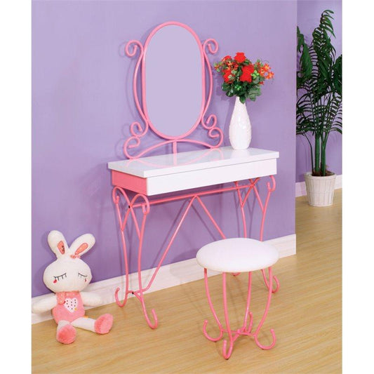 Furniture of America Vanity Vanity & Stool Selena Novelty Princess Vanity