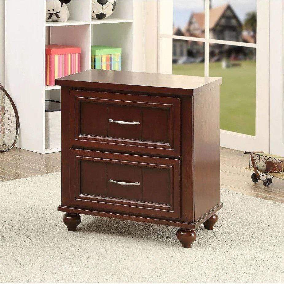 Furniture of America Nightstand Tiara Transitional 2 drawer youth nightstand Tiara Transitional 2 drawer youth nightstand