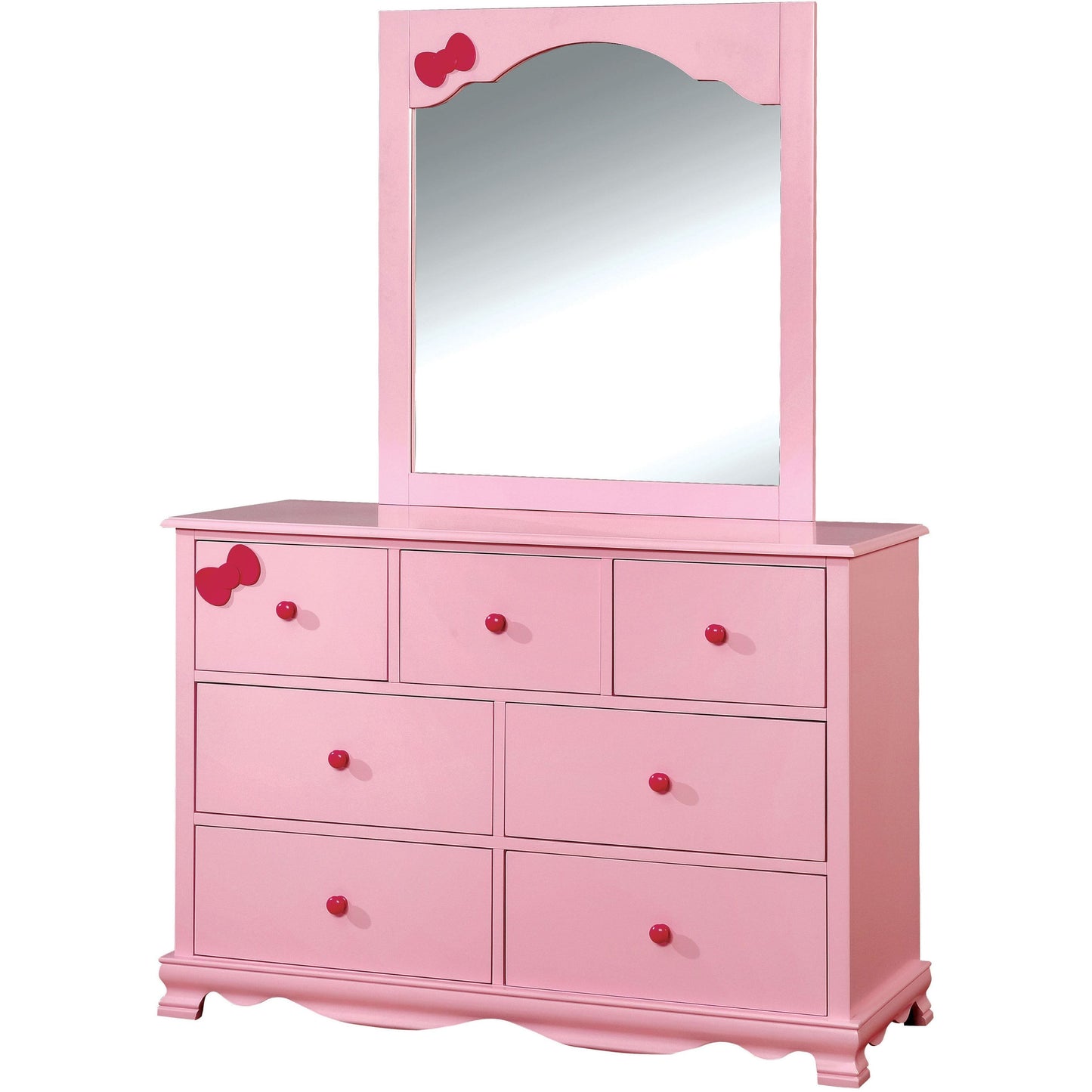 Furniture of America Dresser Tori Contemporary Dresser and Mirror Tori Contemporary Dresser and Mirror