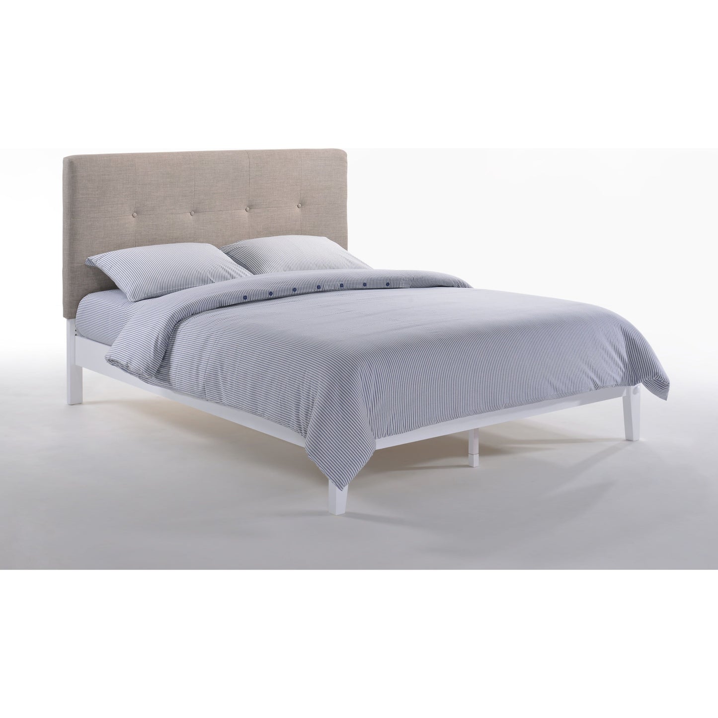 Night And Day Paprika King Bed in Grey with Cherry Finish Frame (P Series) PAP-PH-EKG-GY-COM-P-CH